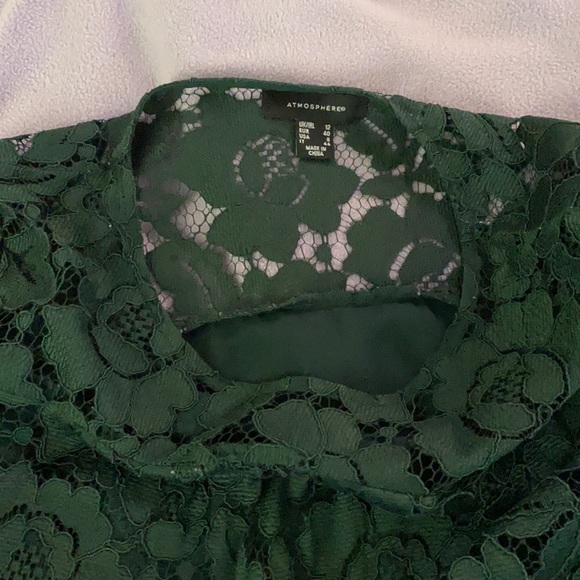 Green Lace Blouse - Picture 7 of 8